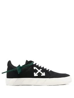 Off-White: Чёрные кроссовки  Vulcanized