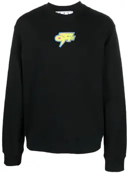 Off-White: Свитшот  Arrows с принтом
