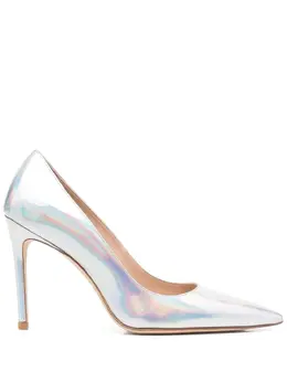 Stuart Weitzman: Серебристые туфли 