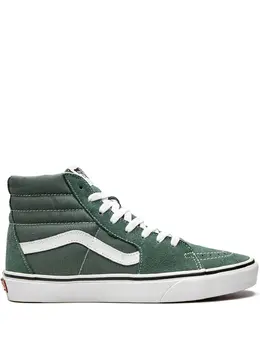 Vans: Зелёные кроссовки  Sk8-Hi