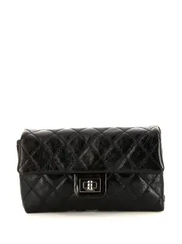 Chanel Pre-Owned: Чёрная поясная сумка 
