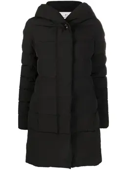 Woolrich: Чёрный пуховик  Prescott