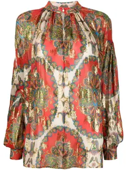 ETRO: Блуза с принтом 