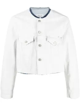 Maison Margiela: Куртка без воротника 