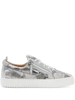 Giuseppe Zanotti: Светлые кроссовки  Frankie