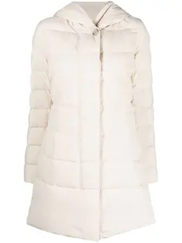 Woolrich: Пуховик  Prescott с капюшоном