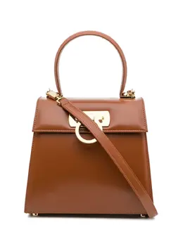 Salvatore Ferragamo: Коричневая сумка-шоппер 