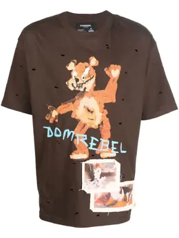 DOMREBEL: Футболка с принтом 