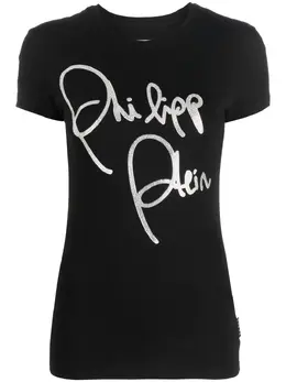 Philipp Plein: Футболка с принтом 