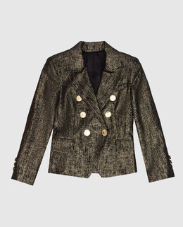 Balmain: Чёрный жакет 