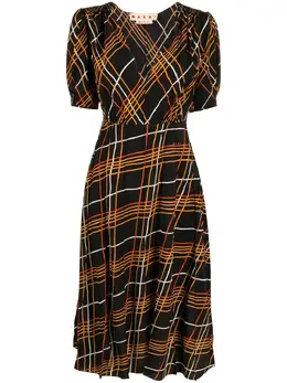 Marni: Платье в полоску 