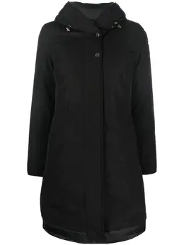 Woolrich: Чёрный пуховик  Weoka