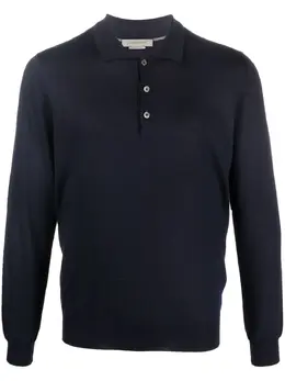 CORNELIANI: Поло с длинным рукавом 