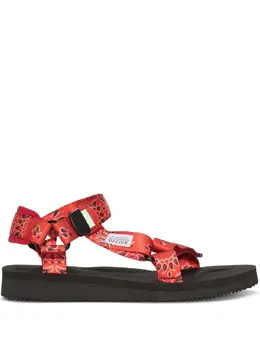 SUICOKE: Чёрные сандалии  Depa