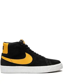 Nike: Чёрные кроссовки  SB Zoom Blazer Mid
