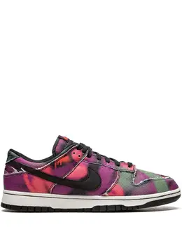 Nike: Чёрные кроссовки  Dunk Low Retro