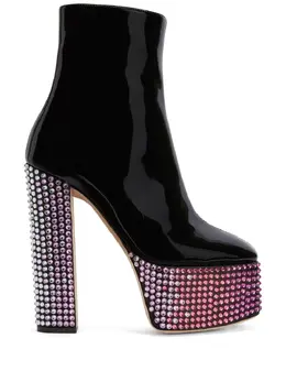 Giuseppe Zanotti: Чёрные ботинки  Morgana