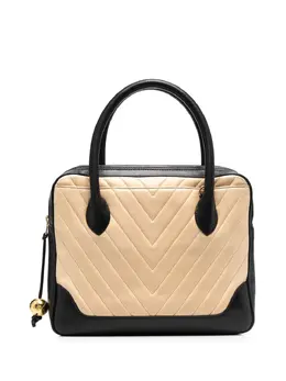 Chanel Pre-Owned: Бежевая сумка на руку 