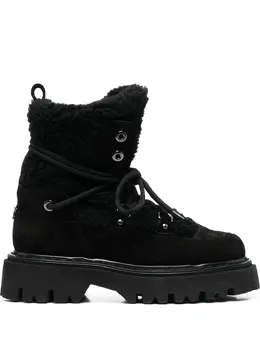 Casadei: Чёрные ботинки 