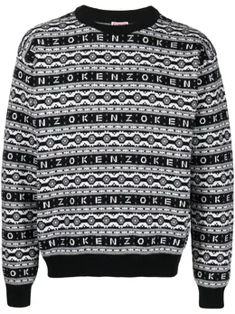 Kenzo: Жаккардовый свитер 