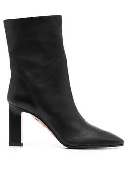 Aquazzura: Чёрные ботинки 