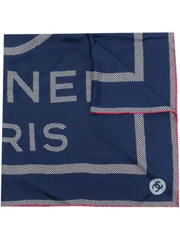 Chanel Pre-Owned: Шарф с принтом 