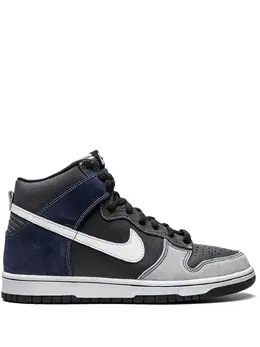 Nike: Голубые кроссовки  Dunk High Pro SB