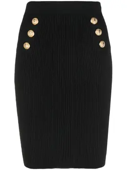 Balmain: Трикотажная юбка 