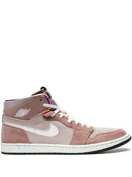 Jordan: Белые кроссовки  Air Jordan 1 Zoom