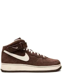 Nike: Коричневые кроссовки  Air Force 1