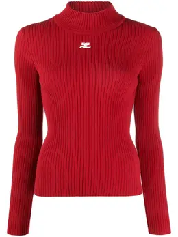 Courrèges: Красный свитер 
