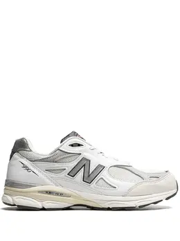 New Balance: Белые кроссовки 
