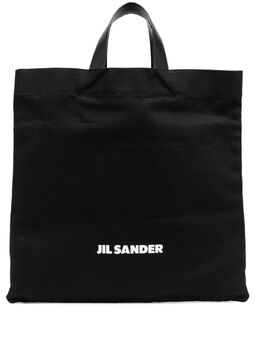 Jil Sander: Сумка-шоппер с принтом 