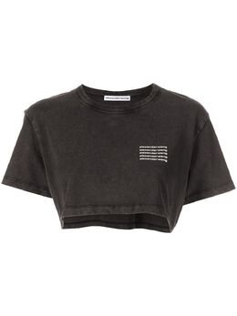 Alexander Wang: Чёрная футболка 