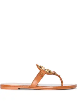 Tory Burch: Коричневые сандалии  Miller