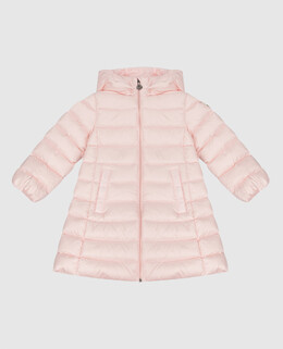 Moncler ENFANT: Розовый пуховик  Majeure