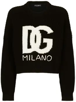 Dolce & Gabbana: Трикотажный свитер  DG