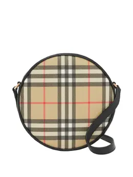 Burberry: Бежевая сумка  Vintage Check