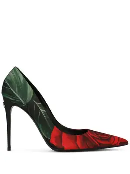 Dolce & Gabbana: Чёрные туфли  Rose