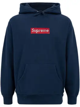 Supreme: Синяя толстовка  Box Logo