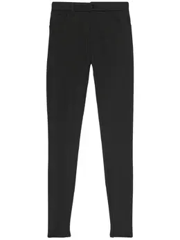 Balenciaga: Чёрные легинсы 