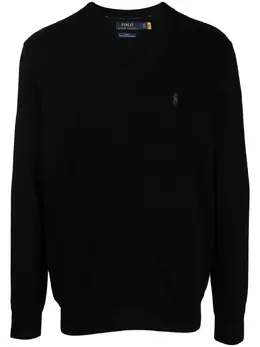 Polo Ralph Lauren: Свитер с v-образным вырезом 