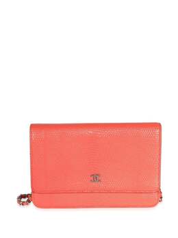 Chanel Pre-Owned: Оранжевый кошелёк 