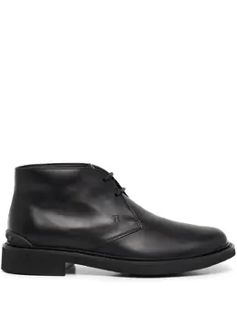 Tod's: Чёрные ботинки 