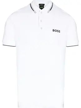 BOSS: Белое поло 