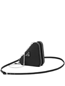 Prada: Чёрная сумка через плечо 