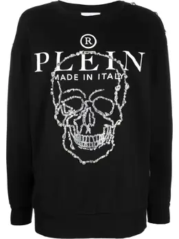 Philipp Plein: Свитшот  Crystal со стразами
