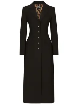 Dolce & Gabbana: Однобортное пальто 