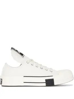 Rick Owens DRKSHDW: Белые кроссовки 