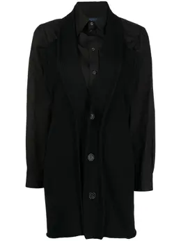 Yohji Yamamoto: Кардиган с длинным рукавом 
